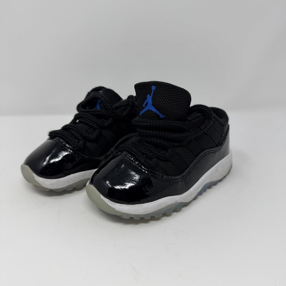 Jordan 11 Black Patent Leather High-Top Sneakers Size 6C